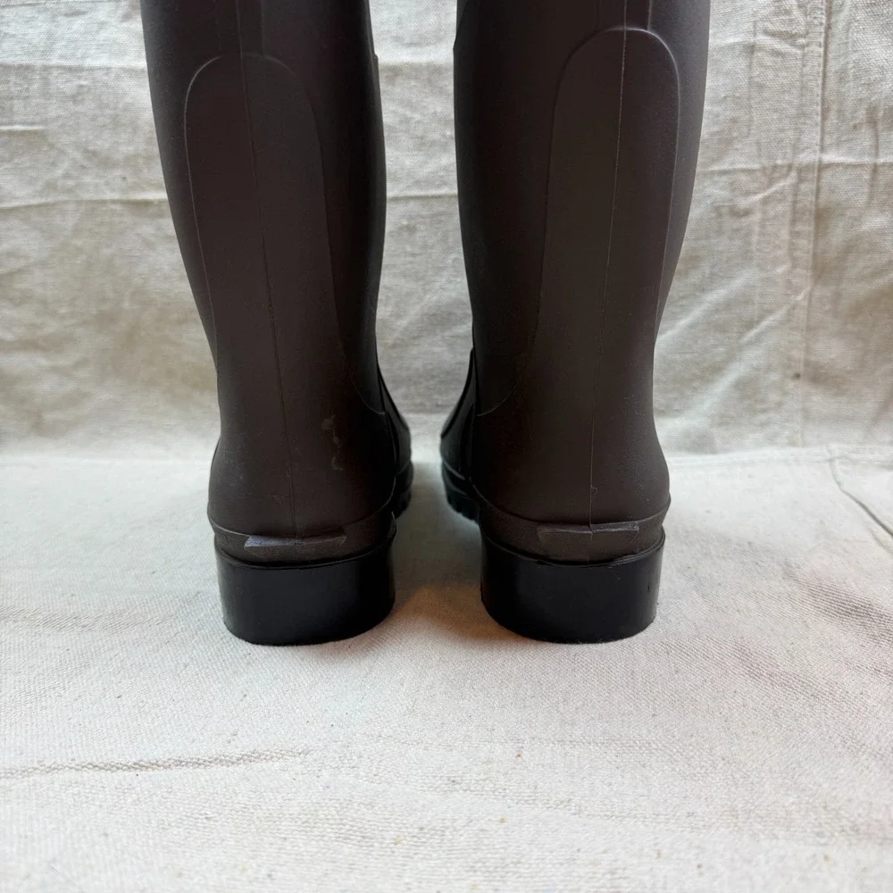 Northerner Rubber Rain Boots Brown Mens 7 Womens 9 Vintage 1997 Made in USA